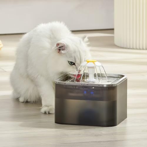 Fuente de Agua para Gatos y Perros 3L Acero Inoxidable miniatura 2