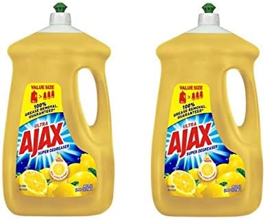 Ajax Super Degreaser Dish Liquid Lemon 52oz Pack (2)2