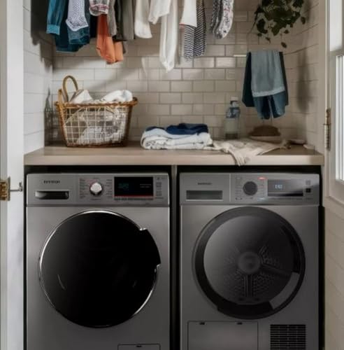 Secadora Bomba de Calor Infiniton SD-BC1DDX, 10 kg, 16 Programas, Función Antiarrugas, Dark Inox, D, Inicio Diferido hasta 24 horas, Portico Interior con 375 mm - imagen 9