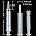 10 Pack Plastic Syringe Liquid Measuring Syringes Without Needle for Epoxy Resin, Craft, Scientific Labs, Feeding Pets Animals, Oil or Glue Applicator (20 ML)