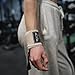 WARM BODY COLD MIND Wrist Wraps for Weightlifting - Professional Cotton Wrist Straps for Powerlifting, Weight Lifting, Gym, Wraps with Thumb Loop for Men and Women (Light Beige)