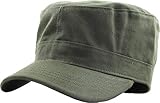 KBK-1464 OLV XL Cadet Army Cap Basic Everyday Military Style Hat (Now with STASH Pocket Version Available)