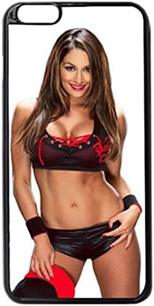 Wwe Superstars Collection Wwe 2k15 Nikki Bella iPhone 6 6s plus Cases, Custom Protective Hard Plastic Black Case Cover for New iPhone 6 6s plus 5.5" inch