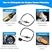 JDMON 2PCS O2 Oxygen Sensor Upstream Downstream Replacement for Jeep Cherokee, Grand Cherokee, Dodge B1500, Dakota Compatible with 234-4077, 234-4078