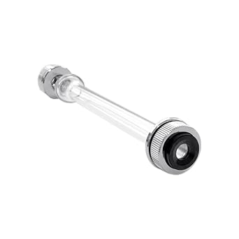 Lab Polarimeter Tube 200ml Glass Vitreous Length 200mm Vitreous Diameter 15mm Sample Capacity 40ml for WXG-4 Manual Polarimeter POL-200 Semiautomatic Polarimeter