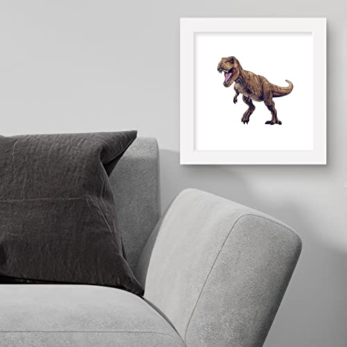 Décoration Murale T. Rex Jurassic World Cadre Blanc Gallery Pops Poster 30,5 cm - 4