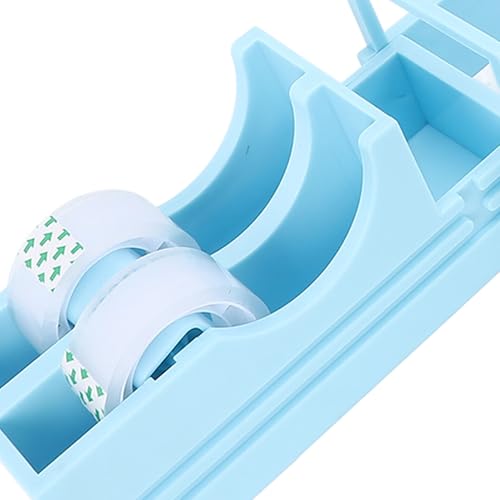 Klebebandspender Leichter Tragbarer Kunststoffbandhalter für Verpackungslieferungen Blaue Farbe