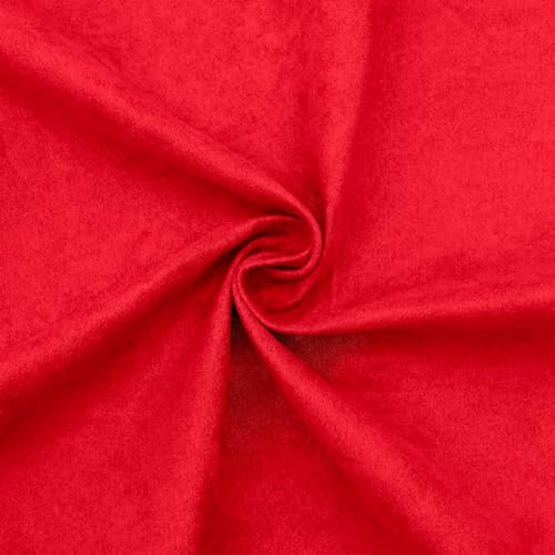 DESHOME Siviglia 30 metros - Tela por metros para sofás microfibra efecto ante | Tejido por metros para tapizar sofás, sillones, cojines, sillas y decoración del hogar Rojo