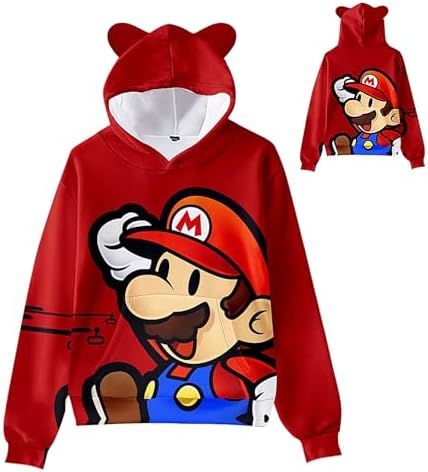 Biuebinc Boys and Girls Fashion Hoodies Long Sleeves,Cartoon Game Jacket Coat for Kids 5-10 Years Old