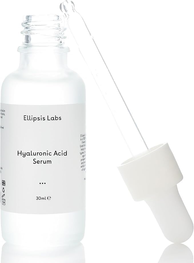 Serum z kwasem hialuronowym wegańskie serum do twarzy do intensywnego nawilżenia i odżywiania, poprawia elastyczność, zmiękcza skórę, formuła nietłusta dla wszystkich rodzajów skóry