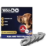 TeddyDo 4 Pack Collar for Dogs | 24 Months Full Protection | Adjustable and Waterproof Collar | Plant Based Formula | Fits all Dogs | Comfortable and Safe