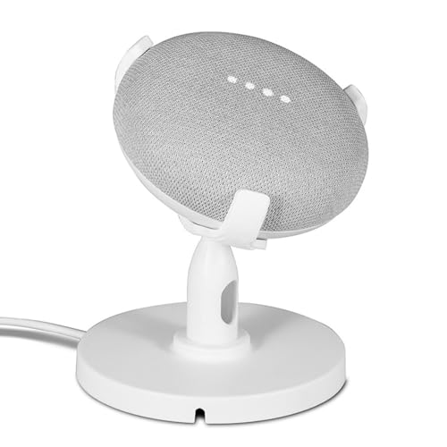 Opiniones y reviews de Mini Home los mejores 10. 39 Genérico Soporte de Escritorio para Google Home Mini y Google Nest Mini, Base para ech0 Dot3,Ajustable de 360°, Diseño de un Accesorios Compacto Que Ahorra Espacio