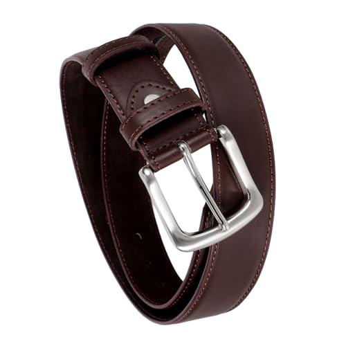 Travel Money Belt for Men PU Hidden Pocket Security Wallet with Buckle Theft Waist Belt Brown Durable Versatile Style for Secure Travel