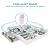 GRSICO Water Leak Detectors 2 Pack, 120dB Adjustable Audio Alarm Sensor, Leak Alert Flood Sensor Alarm for Home, Basement (Battery Included)