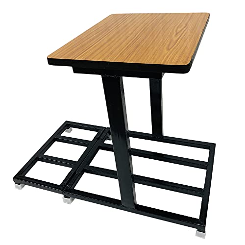 Image of Goyal steel & furniture Inverter Battery & UPS Stand Trolley Fit to Every Type of Batteries, Heavy Duty Stand Holds up to 450 kg Weight (with Plastic Shuu, for Three Batteries)