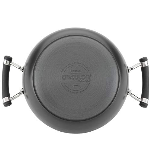 Circulon Acclaim Hard Anodized Nonstick Casserole Dish/Casserole Pan with Lid - 4.5 Quart, Black - Thumbnail 3