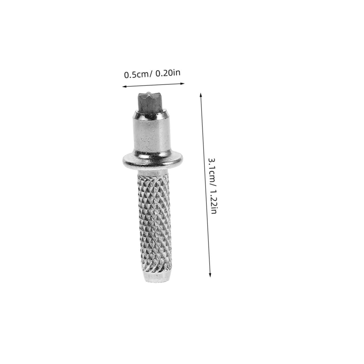 YARNOW Hiking Stick Walking Staff Tips 20pcs Tungsten Steel Replacement Tips for Trekking Cane