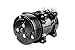 Holley 20-141BK LS High-Mount A/C Accessory Drive Kit - Includes SD508 A/C Compressor, Tensioner, & Pulleys- Black Finish