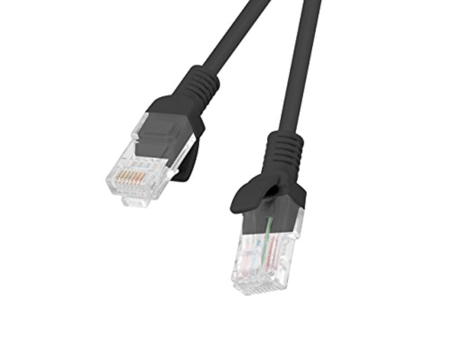 lanberg PCU6 10cc 0050 cm black network cable CAT. 6 UTP 0.5 m Black
