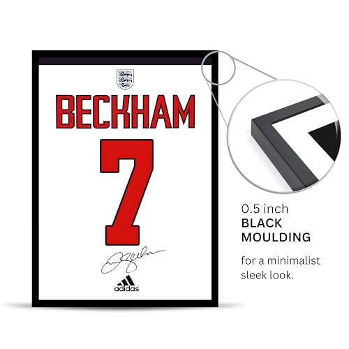 Image of Posternet Football Jersey Style Wall Frame for Bedroom & Living Room | Sports Inspired Number 7 Poster with Black Frame | Premium Motivational Football Fan Wall Decor | A4 Size (8.3 x 11.7 Inch) Ready to Hang Artwork