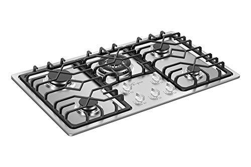 Empava EMPV-36XGC5B90S 36 Inch Gas Stove Cooktop thumb #3