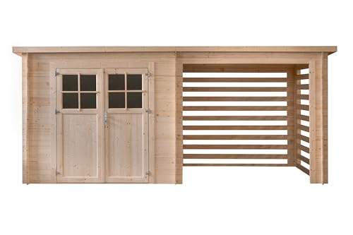 Abri de Jardin Double Espace, 10.5m², 4790 x 2200, EP 19mm, INT046