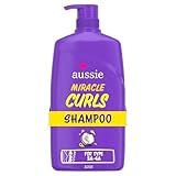 Aussie Miracle Curls Shampoo for Curly Hair with Coconut Oil, Paraben Free, 26.2 oz, 778 ml