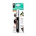 RED by KISS Quick Cover Root Touch Up Rescue (Natural Dark Brown), Mascara Natural Water-Resistant Temporary Gray Concealer Cover Up Brush for Hair Mustache & Beard, Formulated with Jojoba Oil