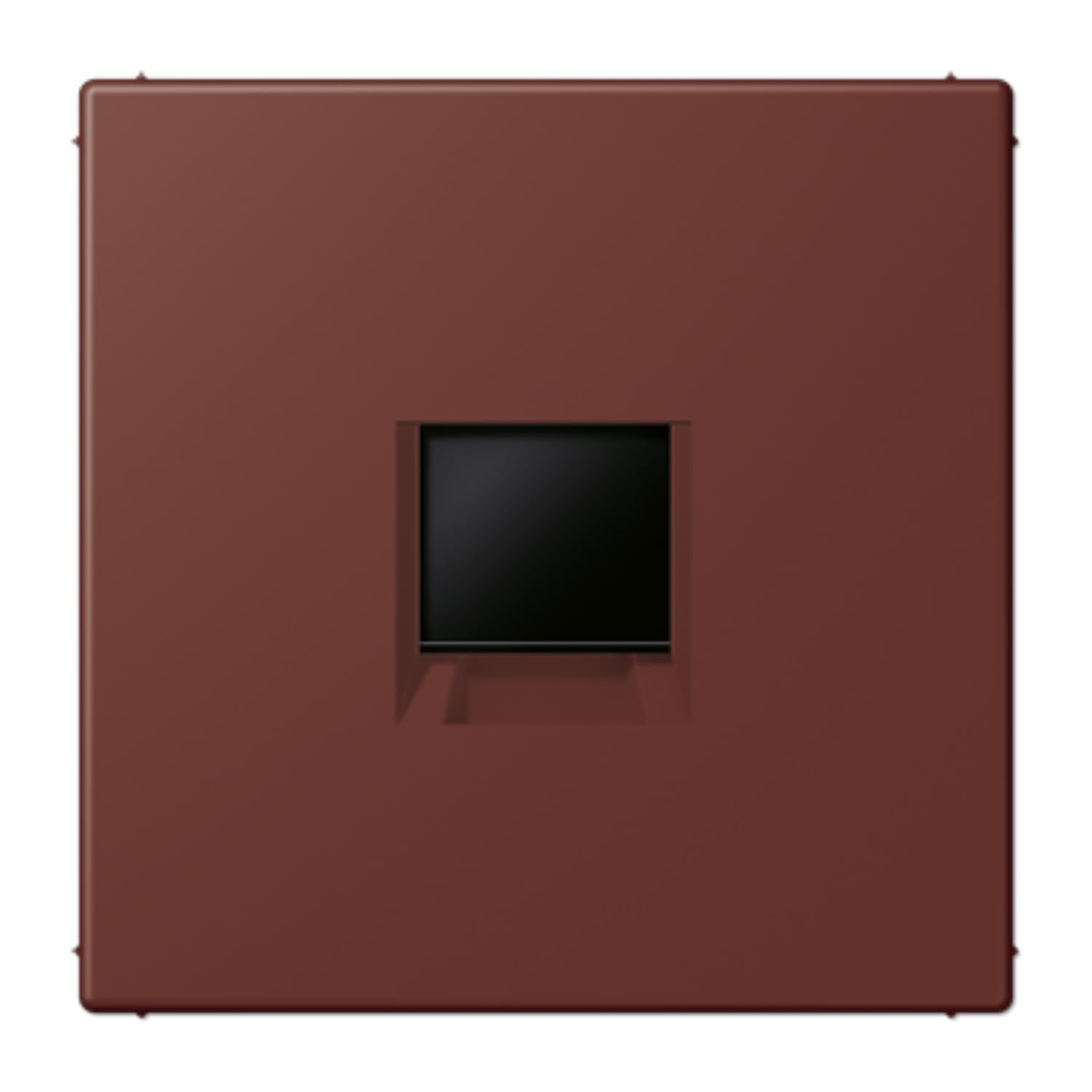Plaque modulaire Jack-Rad pour optimiser les connexions de votre salon JUNG LC1969-1WE235