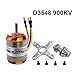 DYS D3548 790KV/900KV/1100KV Brushless Outrunner Motor 2-5S for Multicopter RC Aircraft Fixed-Wing UAV（D3548 900KV）