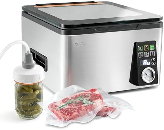 Vesta Precision 12” Chamber Vacuum Sealer, 8.1Qt chamber, Auto Vacuum Time