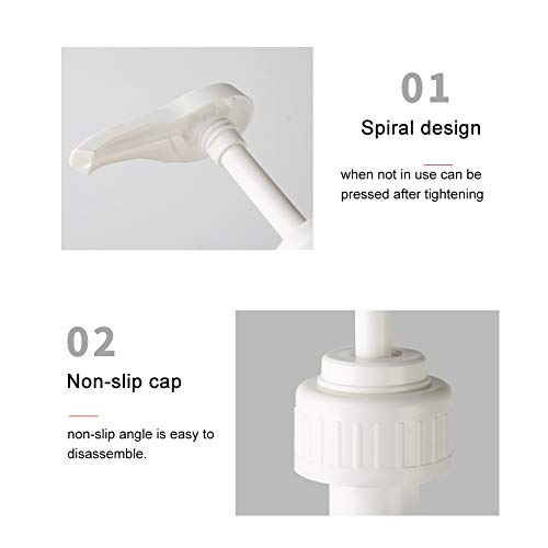 Flacons à pompe sous pression 1600 ml vides pour acétone et lotion - 8
