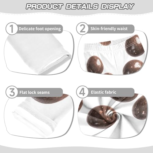 Girls Leggings Chocolate Balls Toddler Girls Clothes Leggings for Girls Toddler Girls Leggings 3-4T3