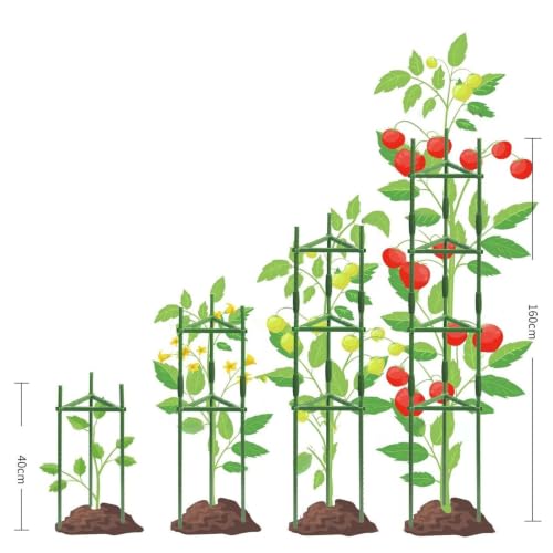 Jaula para tomates triangular 24.5x160cm enrejado para plantas 4