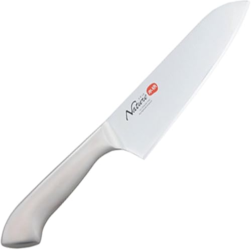 Shimomura Planning 34626 - Cuchillo Santoku de 6.5 pulgadas, fabricado en Japón, apto para lavavajillas, afilado, hoja de agua incluida, verduras,
