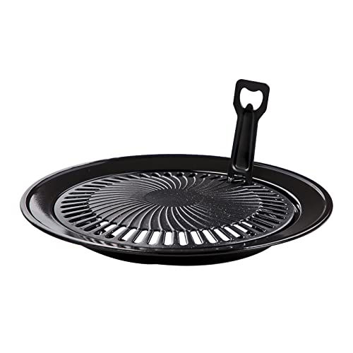 Campingman Grillplatte für Gaskocher – Antihaft BBQ Grillaufsatz mit Fettablauf – Kein Anbrennen & einfache Reinigung – Stabil für Camping, Outdoor & Picknick