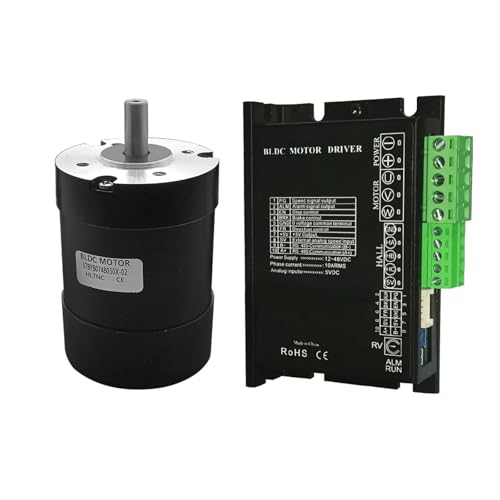 Moteur BLDC sans balais 24V 100W 5000 tr/min triphasé avec arbre de 8 mm - 3