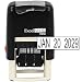 ExcelMark 7810 Self-Inking Rubber Date Stamp - Great for Shipping, Receiving, Expiration and Due Dates (Black Ink)