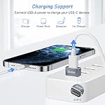 Blukar USB C to USB Adapter, 3 Pack USB-C Female to USB Male, Type C to USB A Converter for Fast Charging & Data Sync, Compatible with iPhone 17/16/15/14 Pro, Galaxy S26 S25, etc