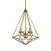 Quorum International Bennett 3-LT Pendant - Aged Brass - 8311-3-80