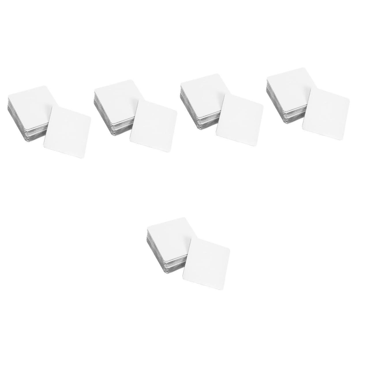 Amosfun 5 Series Mantel Individual De Papel para Decoración De Pasteles Base para Exhibición De Pasteles Tablero para Pasteles Base Cuadrada para Pasteles Bases 25 Piezas x 5