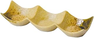 石目調3連豆皿 伊賀織部 [全長15×幅5×高さ2.5cm] 食洗器使用可・電子レンジ使用可| 薬味皿 三連皿 三品皿