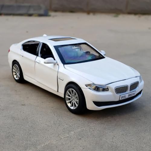 Image of Metal Pull Back Diecast Car 1:32 BMW 5 Series 535I Pull Back Car Model with Sound Light Boys Gifts Toys for Kids