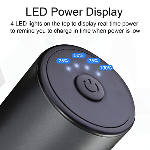 Jemora JOUGE Electric Grinder Large Capacity Spice Grinder USB Rechargeable Multifunctional Grinder for Dry Coffee Beans Nuts Seeds Aluminum Alloy - Image 7