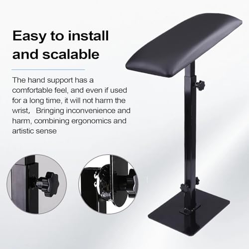Accoudoir tatouage réglable et support de jambe portable pour studio