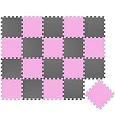 LittleTom 18 Teile Spielmatte Baby ab Null - 30x30 Schaumstoff Puzzlematte Kinder Isomatte Baby S...