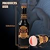 7M3a- Manual Beer Bottle Shaped Soft Silicone Material Strong Sucking Cup for Men Easy to Carry, Easy to Clean, An Ideal Choice for Relaxation, Relieve Fatigue #5