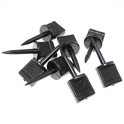 Lind Kitchen 16Pcs Plastic Archery Target Face Pins, Archery Broadheads, Outdoor Shooting Target Nail Pins For Shooting Competitions Exercises Paper Foam Targets, 5.3Cm, Black #TOP5