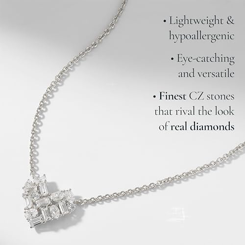 NADRI 18K Gold Plated Heart Necklace - Necklaces for Women With Extender4