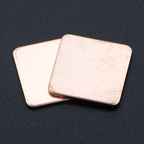 High Purity 15 X15 X 0.8Mm Laptop Gpu Cpu Heatsink Thermal Copper Pads Pack Of 20 #TOP4